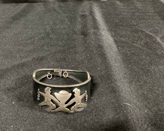 Sterling Aztec Bracelet 
