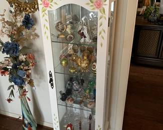 Painted and lighted cabinet