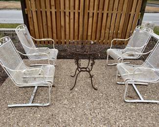 Mesh outdoor furniture