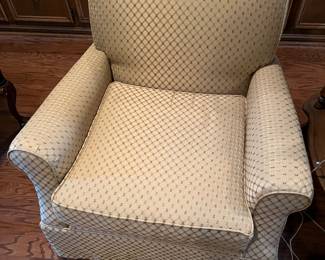Chair with ottoman