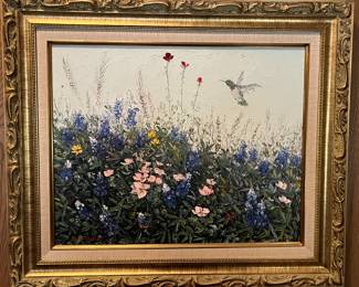 Framed painting