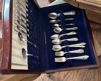 Rogers “First Love” plated silverware
