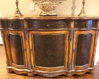 Serpentine Server.                                                                                 BUY IT NOW!  $475.00                                                                        16" D x 65 1/2" W x 40 1/2" H.  