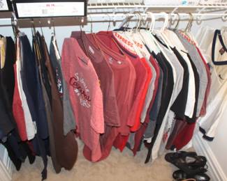 Lots of Levi's and Cardinal t-shirts.  