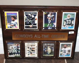 Cowboys all-time greats plaque.  