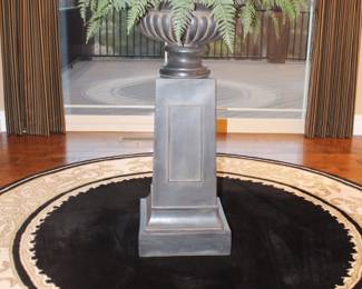 Pedestal with Fern.                                                                                 BUY IT NOW! $175.00                                                                      15" x 15" x 58" H.