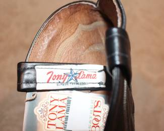 Tony Lama boots.
