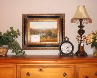 Oil painting and home decor.