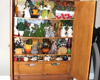 Gorgeous Lane Wardrobe.                                                                BUY IT NOW! $475.00                                                                       50" W x 25" D x 86" H.                                                                                                        We have a large amount of candles and home decor!