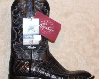 Dallas Cowboys Lucchese boots.  New with tags and in box.  