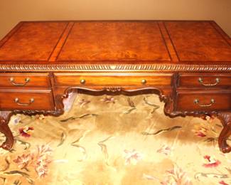 Hooker Writing Desk .   Beautifully detailed.                                                                                                BUY IT NOW!  $575.00                                                                                                     72" W x 36" D x 31" H.