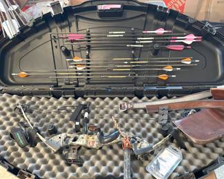 PSE Spyder Compound Bow-Arrows-Case & Misc.