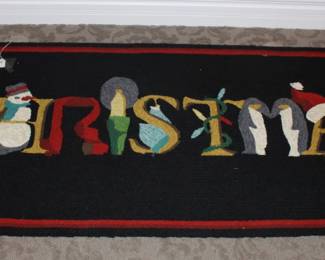 Very nice hooked rugs.  