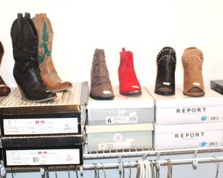 Large amount of ladies' shoes and boots.  Sizes are 7 and 7 1/2.  