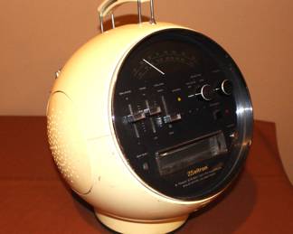 Vintage Weltron 2001 8 Track Player-ATomic Radio  AM/FM Space Ball Radio.                                                              (radio works, tape player does not work)(sold as-is)            $100.00