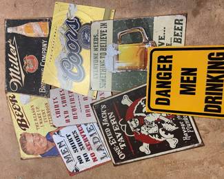 Metal signs