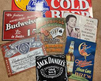 Metal signs