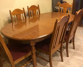 6 chair dining table set