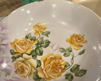 Yellow Rose decorative plate