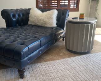Custom Made Chesterfield Chaise