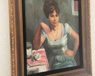 Large Framed Canvas Print