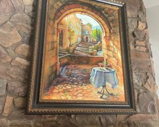 Large Framed Canvas Print