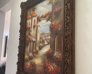 Large Framed Canvas Print