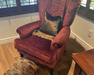 Antique Wingback Chair