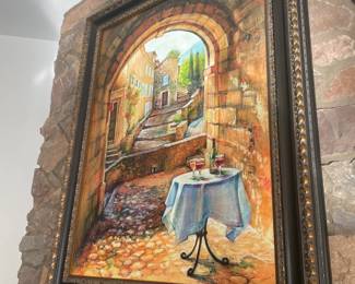 Large Framed Canvas Print