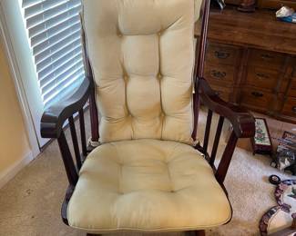 Vintage wood rocking chair 