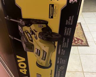 Ryobi battery powered mower