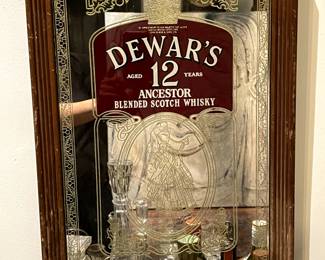 Dewar's Mirror. 16x21. Price $100