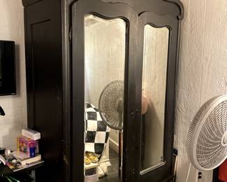 Black Antique Amoire, $675
