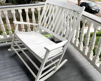 White Plantation Porch Rocker, $250