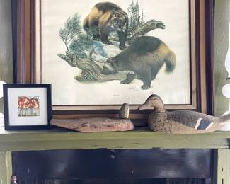 "Woverine" Signed Lithograph, Richard Tanner. $375