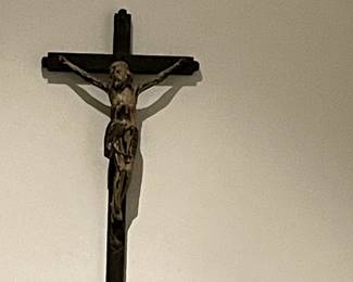 1800's Italian Crucifix Wooden. Price $375