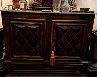 Antique French 18th Century Oak Enfiade Sideboard. Price $3750