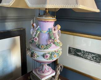 Vintage Italian Urn Table Lamp. Price $675