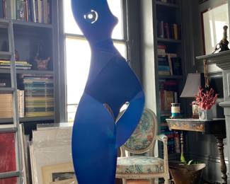Steve Martin Blue Solo Sculpture, $3,800