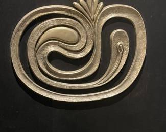 James Murray Martin, Cast Aluminum, "Ying, Yang, Gang Bang". Price $3600