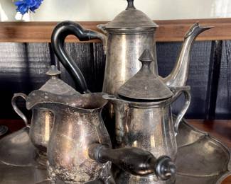 Antique 5-Piece Small Chocolate Service, $175