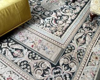 Antique French Aubusson, 9' x12'. $1575