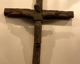 Extra Large Antique Mexican Crucifix. Price $1575