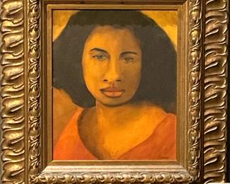 John Treble Oil on Canvas Heavy Gold Frame. Price $2000