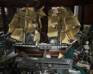 Vintage ship model