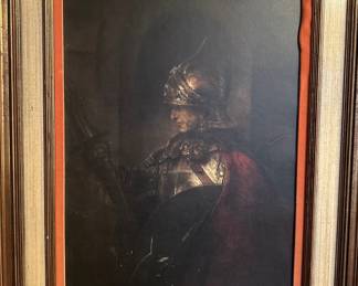 "A Man in Armour" print