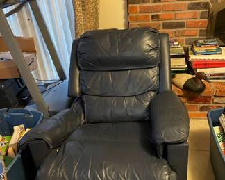 Leather recliner