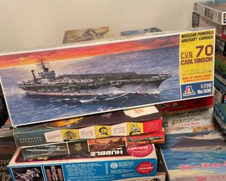 Vintage Model "Nuclear Powered Aircraft Carrier"