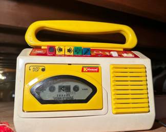 Vintage Kid Sound Sing-Along cassette player