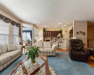 Sofa and loveseat made in USA by Corinthian Inc.